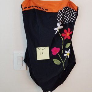 Swimsuit One-piece Bikini (Flower pattern )